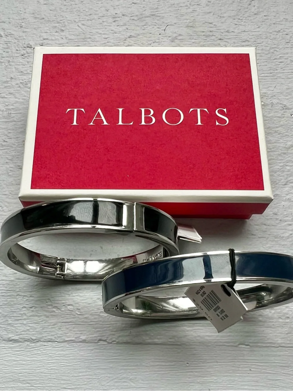 Talbots Black and Dark Blue Brand New Bangle Bracelets (Set of 2)